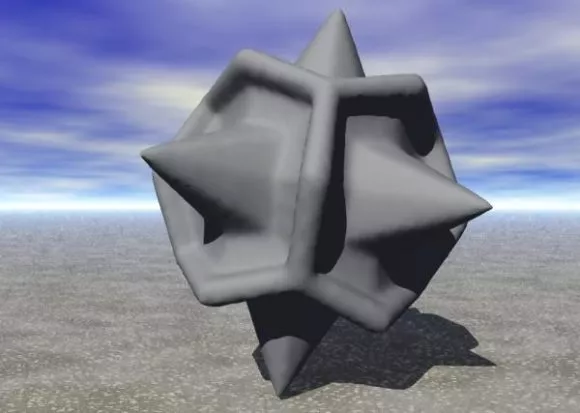 Shape Decoration Geometrix 1 3d model Shape Decoration Geometrix 1 3d model