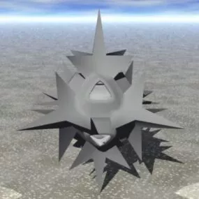 Shape Decoration Geometrix 4 3d model