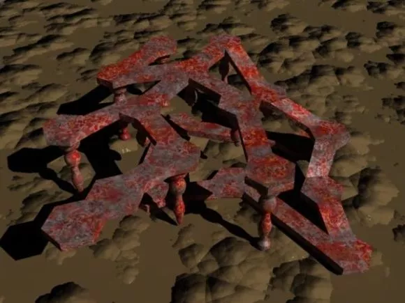 Abstract Shape Splash Mud 3d model