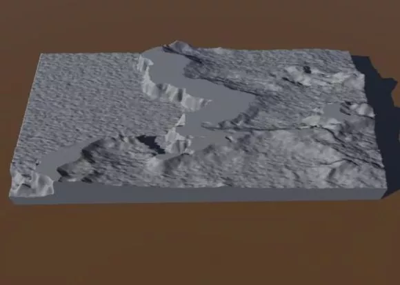 Unicorn Skiffs Shape 3d model