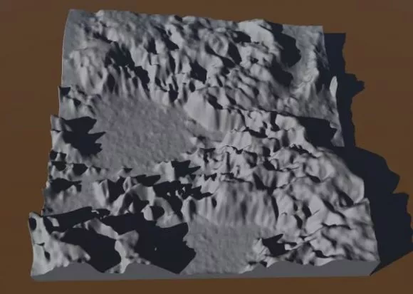Mountain Landscape 1 3d model