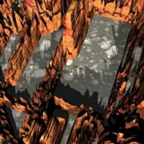 Maze Landscape 3d model
