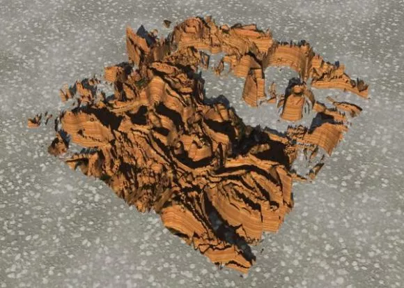 Maze Terrain Landscape 3d model Maze Terrain Landscape 3d model