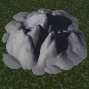 Block Terrain Landscape 2 3d model