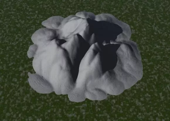 Mars Terrain Landscape 3d model