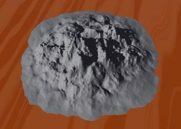 Mars Landscape Alien Planet 3d model