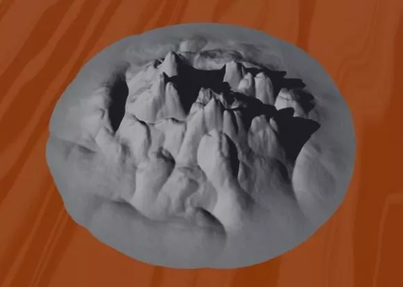 Afternoon Mountain Landscape With Sunny 3d model