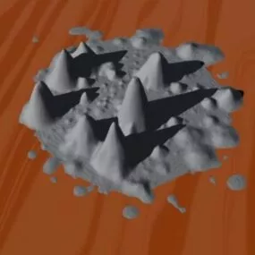 Planet Mountain Small Landscape 3d model