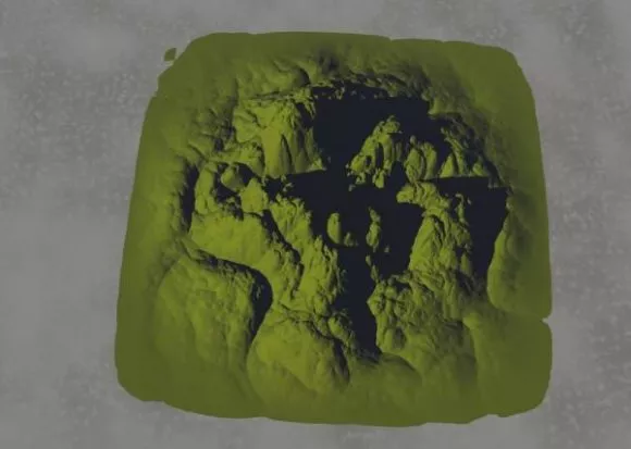 Terrain Landscape Green Mountain 2 3d model Terrain Landscape Green Mountain 2 3d model