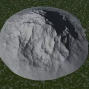Planet Terrain Landscape 3d model
