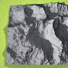Terrain Landscape Mountain 3d model