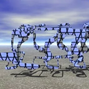 Scifi Shape On Beach 3d model