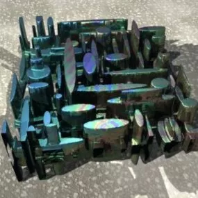 Oval Construct Shape 3d model
