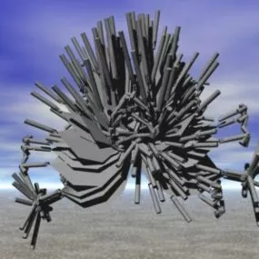 Prickles Shape 3d model