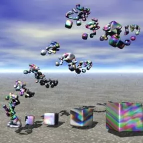 Abstract Geometrix 6 3d model