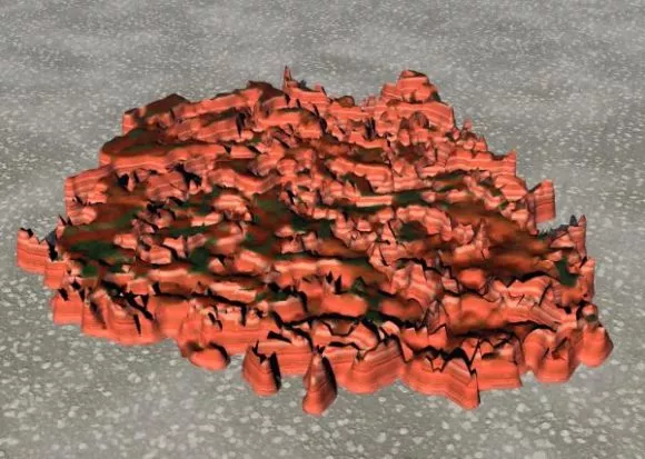Grey Rock Mountain 3d model