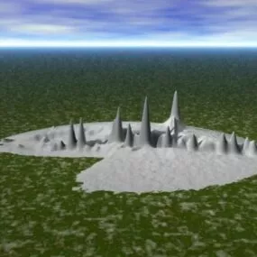 Abstract Rock Shape 3d model
