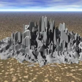Rock Terrain 3d model