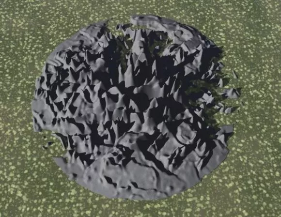 Rocky Terrain Landscape 3d model Rocky Terrain Landscape 3d model