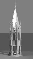 Gothic Tower 3d model