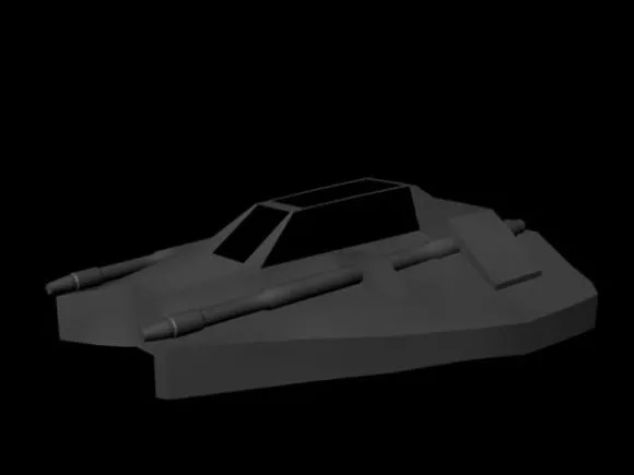 Tricycle Fantasy Vehicle 3d model