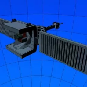 Engine Part Steel Material 3d model