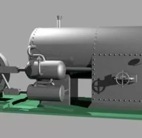 Steam Machine 3d model