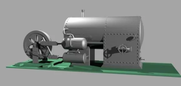 Steam Machine 3d model Steam Machine 3d model