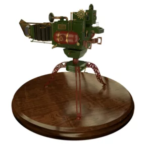 Vintage Camera Steampunk Style 3d model