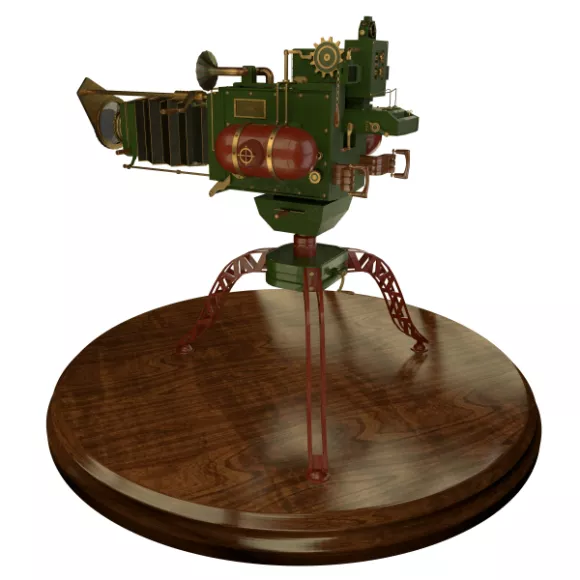 Vintage Camera Steampunk Style 3d model Vintage Camera Steampunk Style 3d model