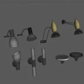 Stock Lights Pack 3d model