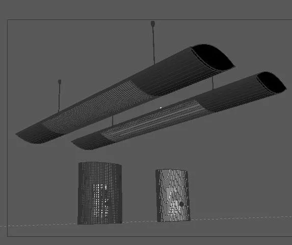 Study Lamp, Bronze Stand 3d model
