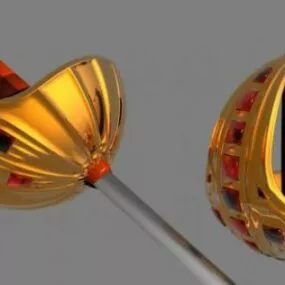 Decorative Sword Medieval Weapon 3d model