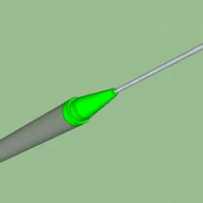 Syringe Prop Lowpoly Hospital Accessories 3d model