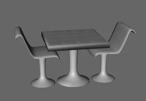 Table Frame Style 3d model