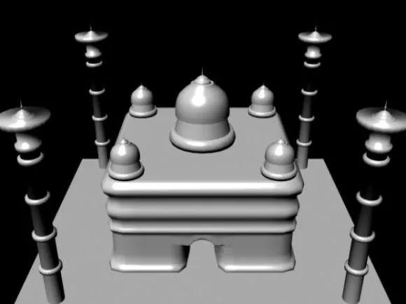 Cella Castello Ancient Building 3d model