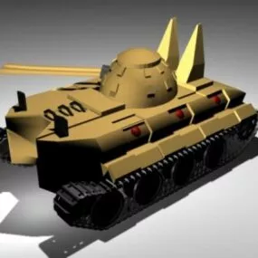 Scifi Tank 3d model