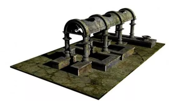Ancient Thera Greece Building 3d model Ancient Thera Greece Building 3d model