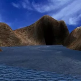Terrain Landscape Mountain Terrain 3d model