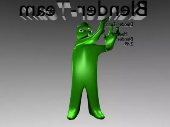 Slender Man Character 3d model