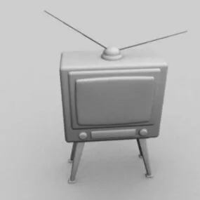 Tv Cartoon Style 3d model