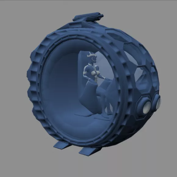 Tor Wheel Scifi Sculpture 3d model Tor Wheel Scifi Sculpture 3d model