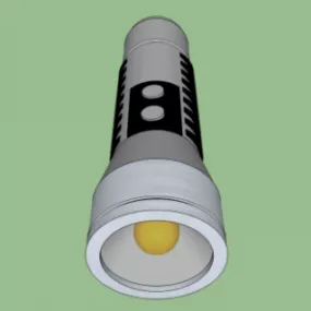 Torches Flash Lamp 3d model
