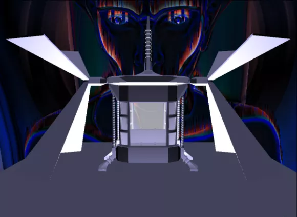Spaceship Interior With Controller 3d model Spaceship Interior With Controller 3d model
