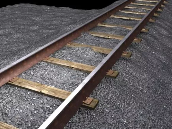 Train Rail Road 3d model Train Rail Road 3d model