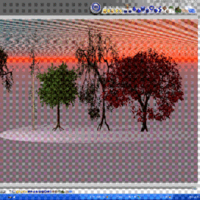 Tree Set 3d model
