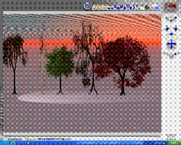 Tree Set 3d model Tree Set 3d model