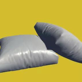 Pillow Cushion Set 3d model