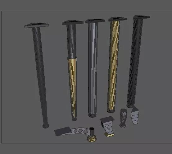 Modernism Art Table 3d model
