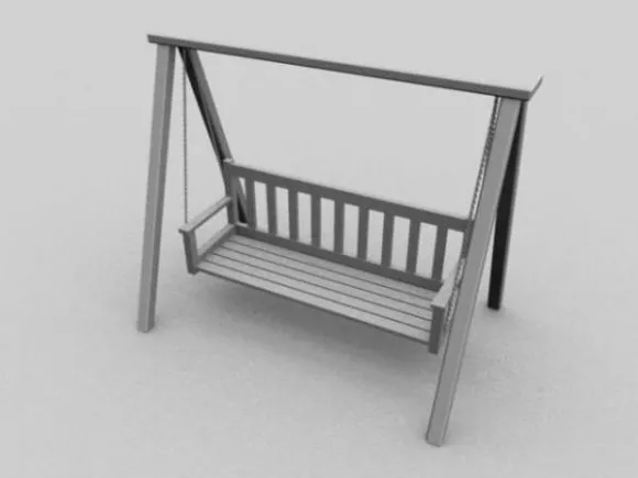 Playground Swing 3d model Playground Swing 3d model